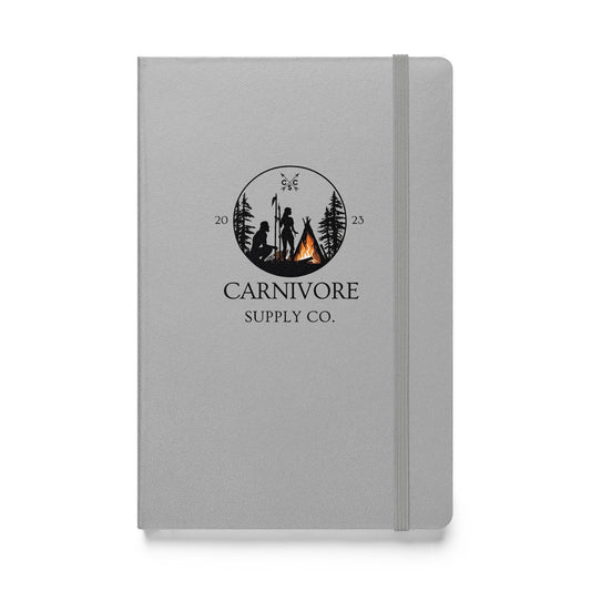 Hardcover Bound Notebook - Carnivore Paleolithic Logo